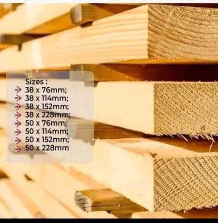 SABS Structural Pine Timber Stack